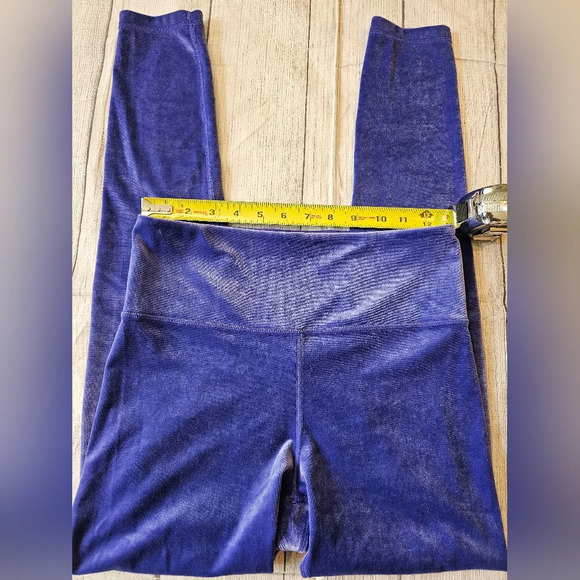 Athleta •Size Small• Elation Velvet Tight Purple Pull On Leggings - Picture 5 of 7